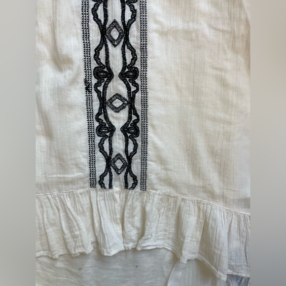 Ripcurl Carmanita 100% Cotton Halter tie embroidered white womens dress Small - Picture 5 of 10